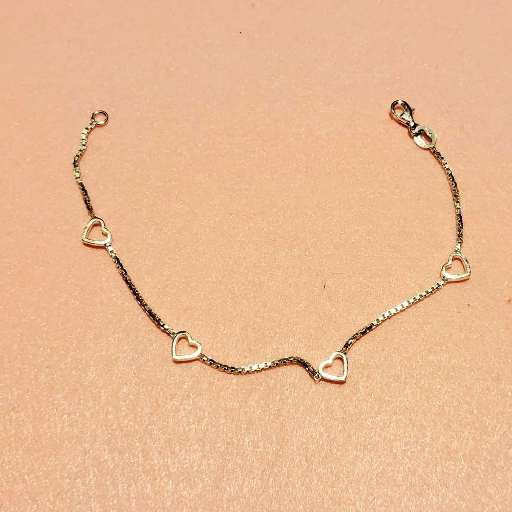 Delicate Hearts, Sterling Silver, Timeless Beauty.